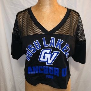 PINK GVSU Lakers Crop Top - NWT